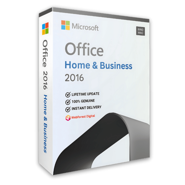 Office 2016 Home & Business License Key Bind 1 Mac