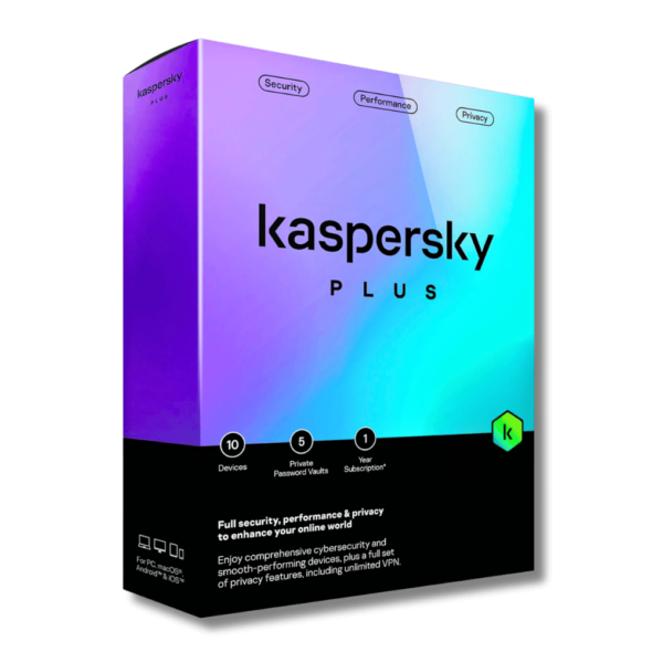 Kaspersky Plus 1 User, 3 Year, (internet security)