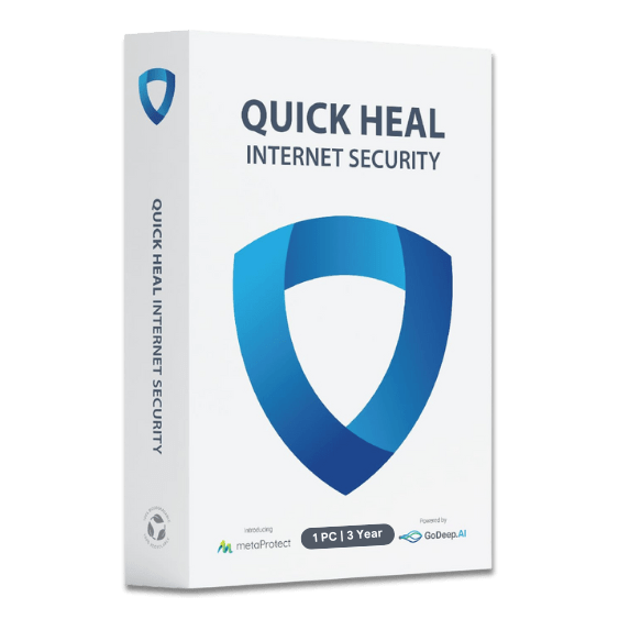 Quick Heal Internet Security 1 User for 3 Years Updates