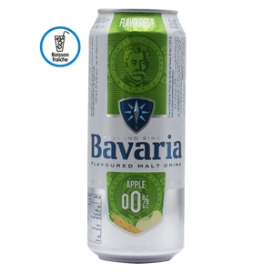 Bavaria non-alcoholic malt drink apple flavor 500ml