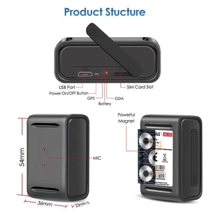 GT20 Mini 2G 4000mah GPS Tracker